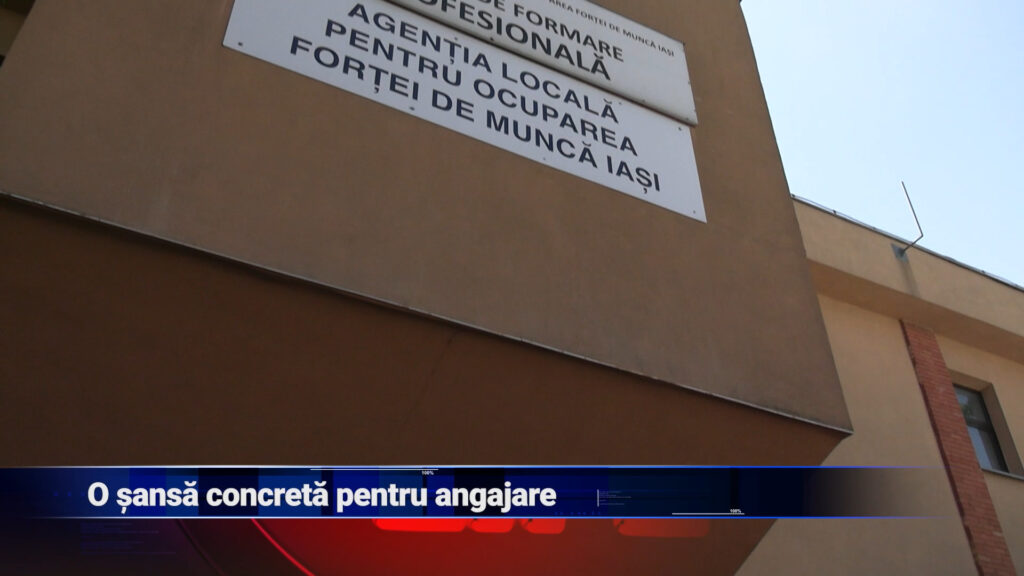 O șansă concretă pentru angajare