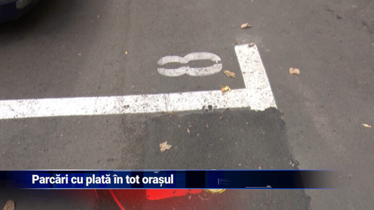 Parcări cu plată în tot orașul