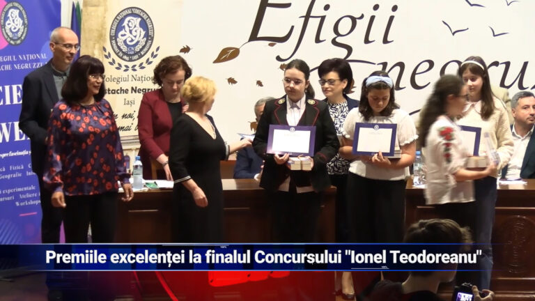Premiile excelenței la finalul Concursului „Ionel Teodoreanu”