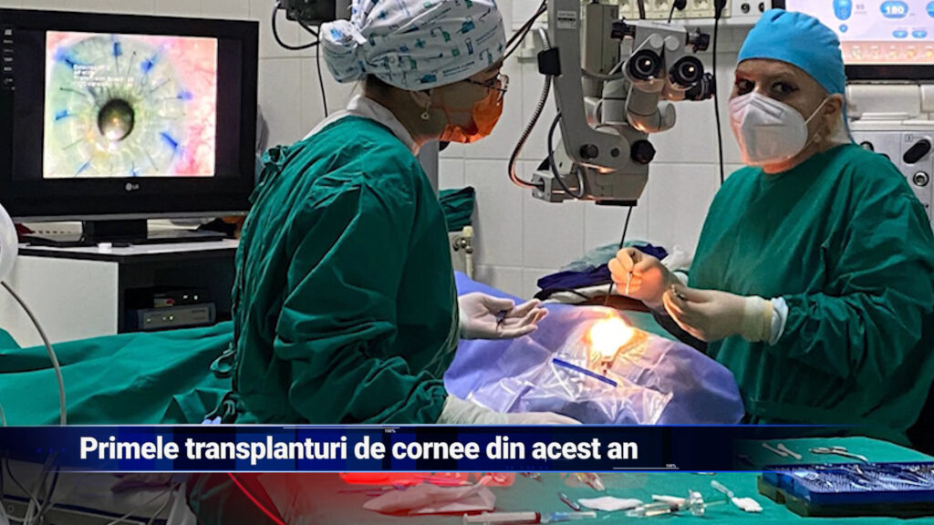 Primele transplanturi de cornee din acest an