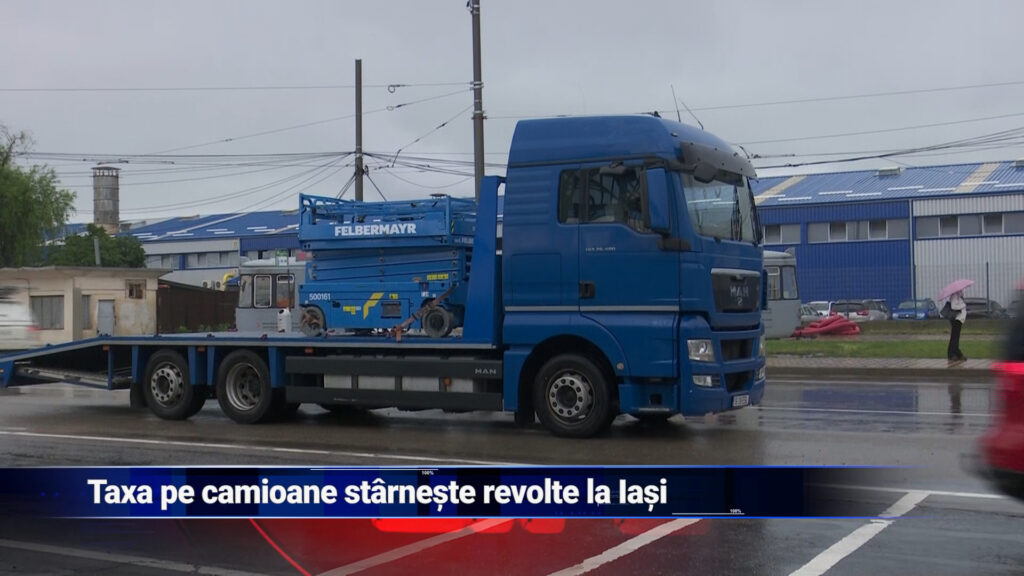Taxa pe camioane stârnește revolte la Iași