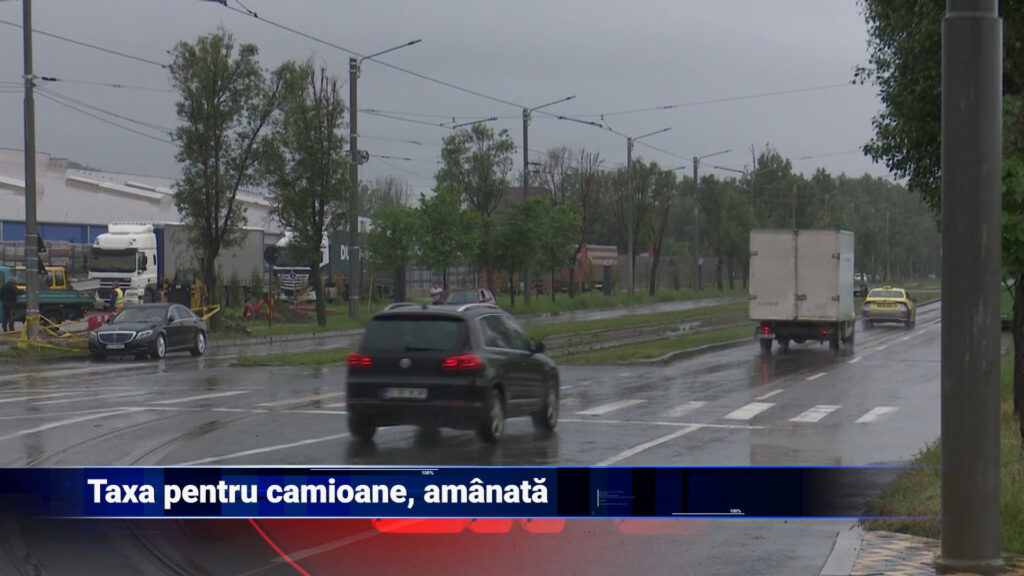 Taxa pentru camioane, amânată
