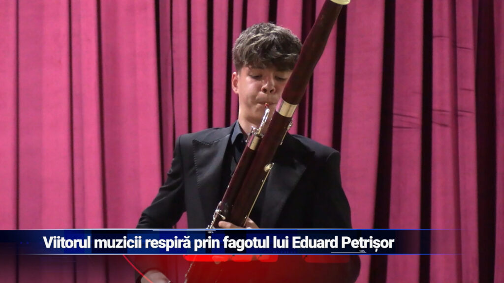 Viitorul muzicii respiră prin fagotul lui Eduard Petrișor