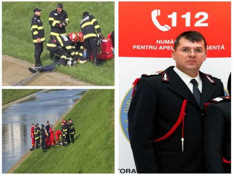 Gest eroic la Iași: Un pompier ISU Iași și un civil au sărit în Bahlui pentru a salva două persoane