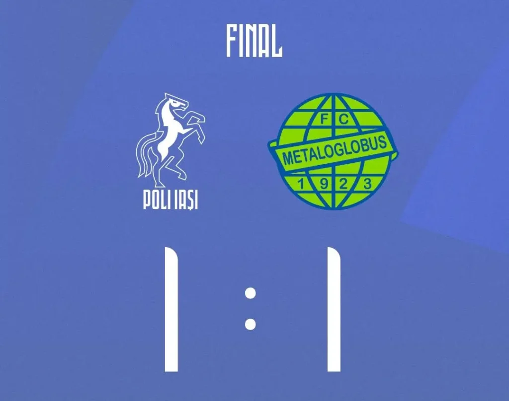 VIDEO. Poli remizează acasă cu Metaloglobus în prima manșă a barajului (1-1)