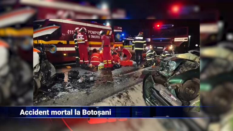 Accident mortal la Botoșani