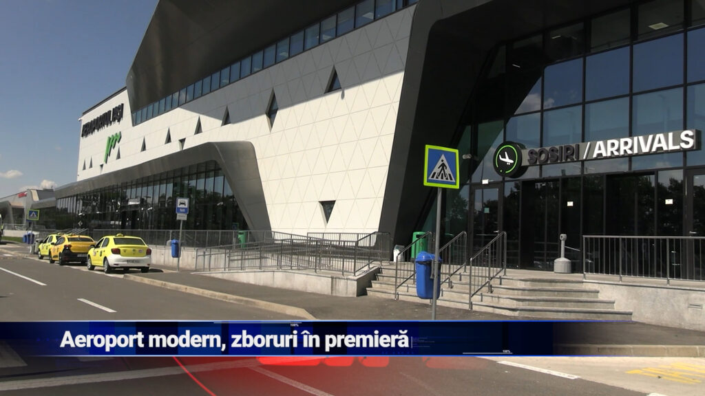 Aeroport modern, zboruri în premieră