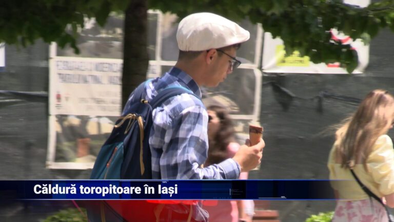Caldura toropitoare in Iasi