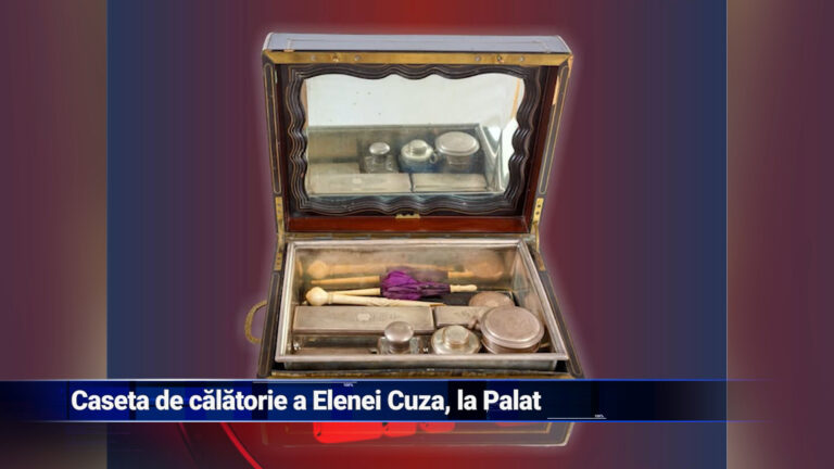 Caseta de călătorie a Elenei Cuza, la Palat