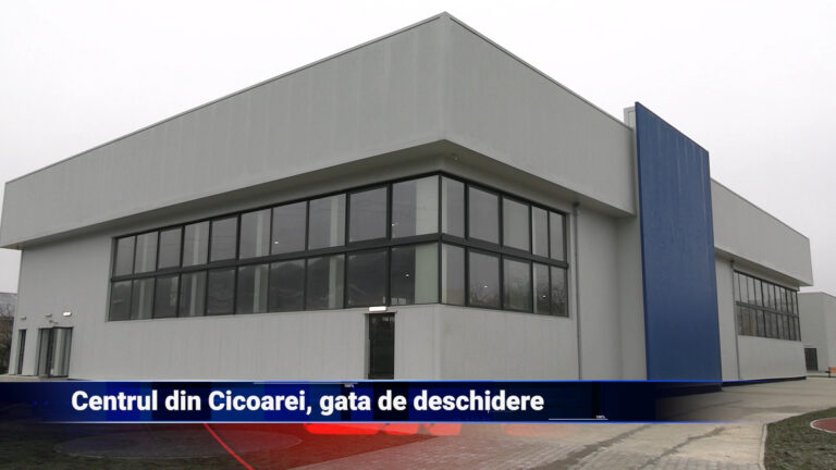 Centrul din Cicoarei, gata de deschidere