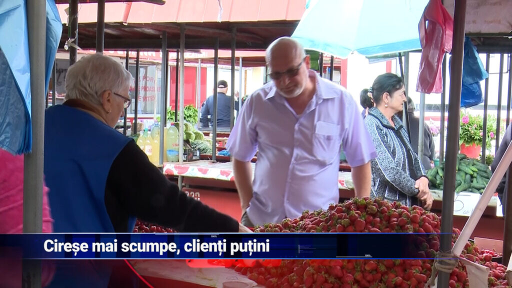 Cireșe scumpe, clienți puțini