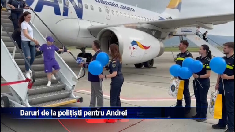 Daruri de la polițiști pentru Andrei