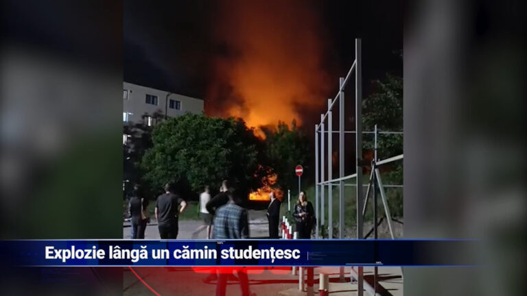 Explozie lângă un cămin studențesc