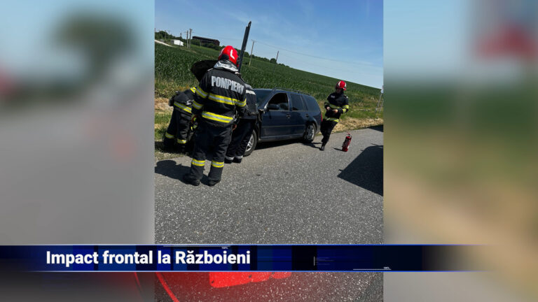 Impact frontal la Războieni