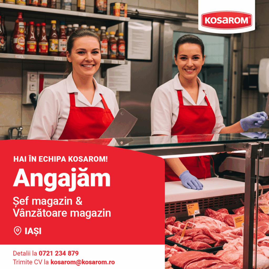 Oportunități de carieră la Kosarom în Iași!