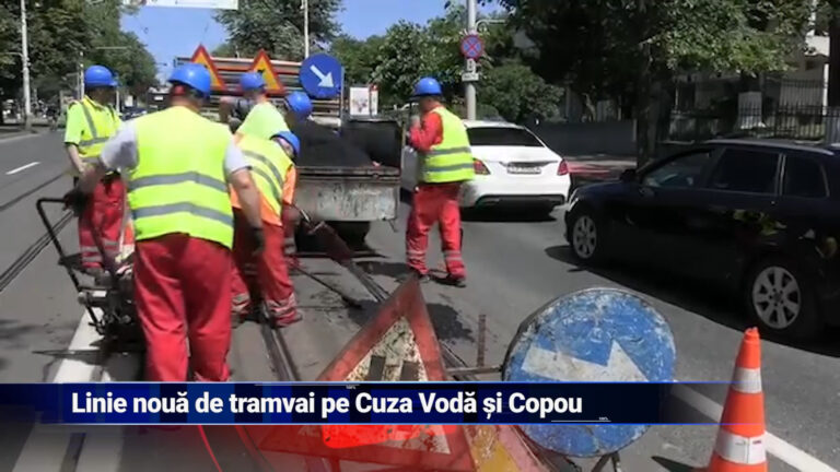 Linie nouă de tramvai pe Cuza Vodă și Copou