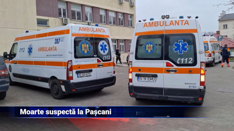 Moarte suspectă la Pașcani