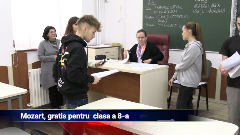 Mozart, gratis pentru clasa a opta
