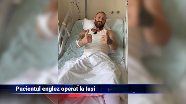 Pacientul englez operat la Iași