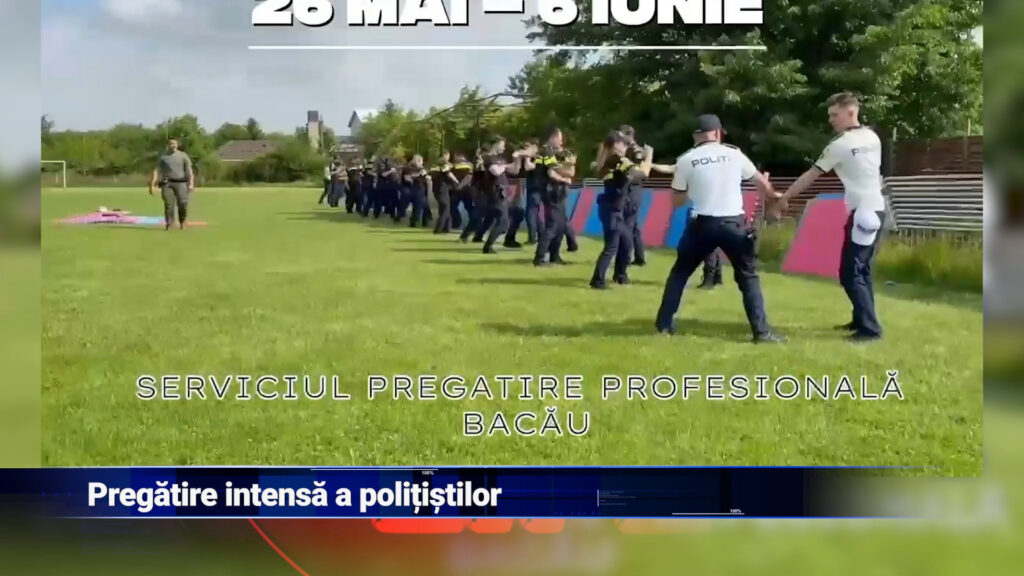 Pregătire intensă a polițiștilor