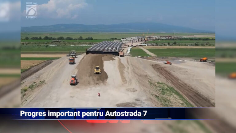 Progres important pe Autostrada 7