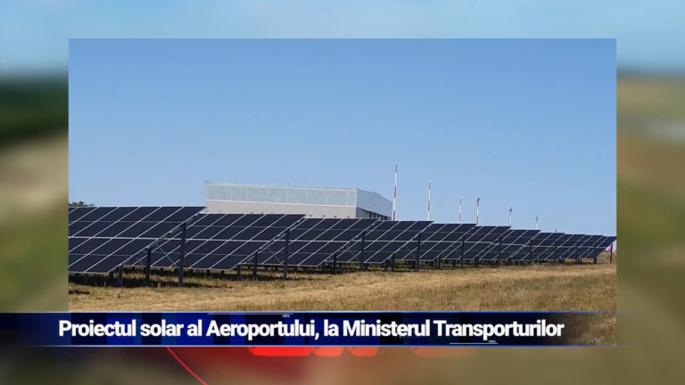 Proiectul solar al aeroportului, preluat de Ministerul Transporturilor