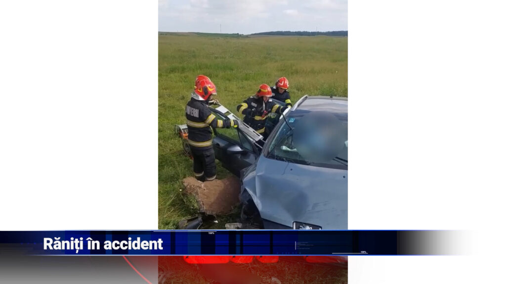 Răniți în accident