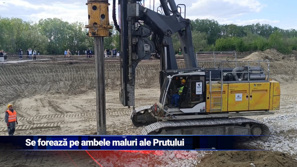Se forează pe ambele maluri ale Prutului