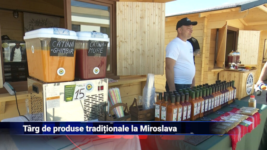 Târg de produse tradiționale la Miroslava