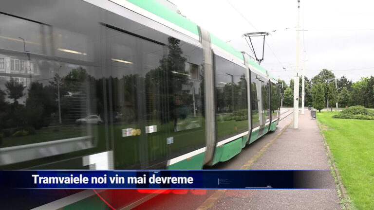 Tramvaiele noi vin mai devreme