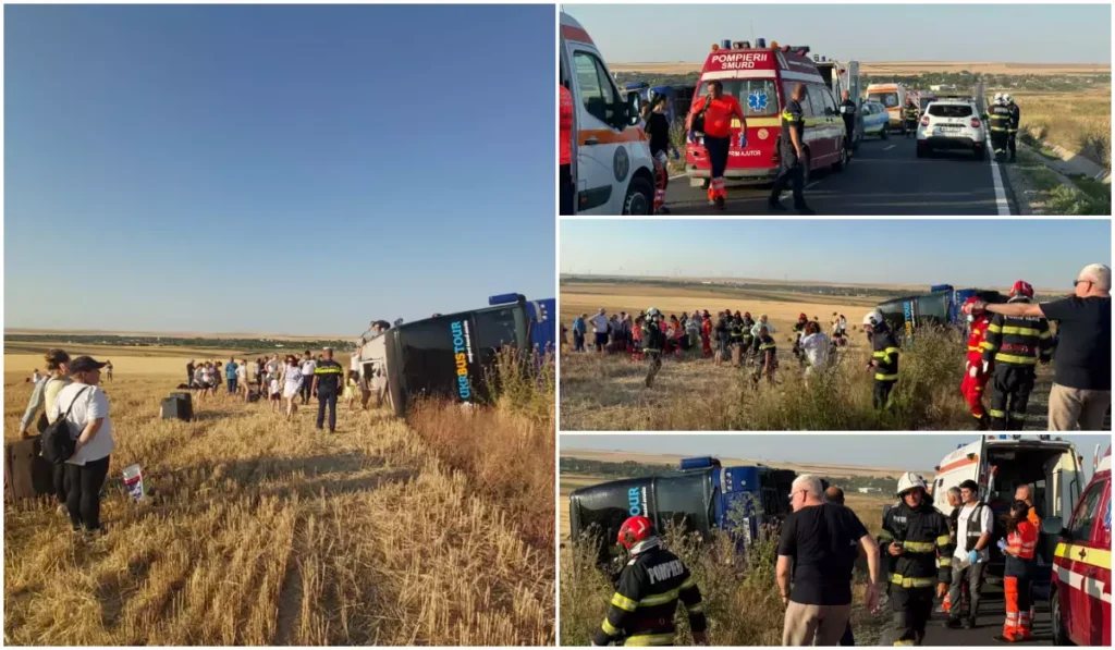 Planul Roșu, activat după răsturnarea unui autocar cu 61 de ucraineni (inclusiv copii) lângă Constanța
