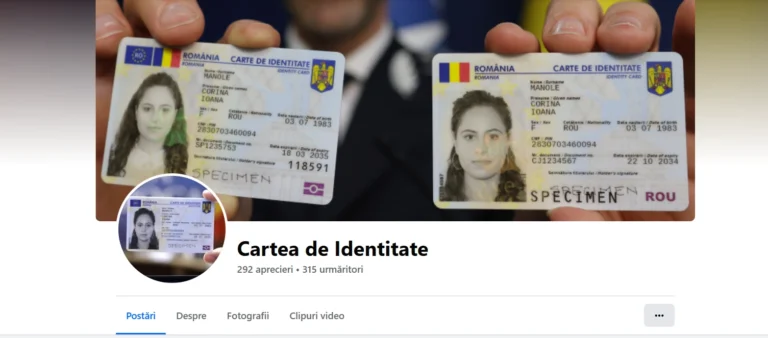 Pagina Oficială de Facebook a Cărții Electronice de Identitate a fost lansată. Tot ce trebuie să știi!