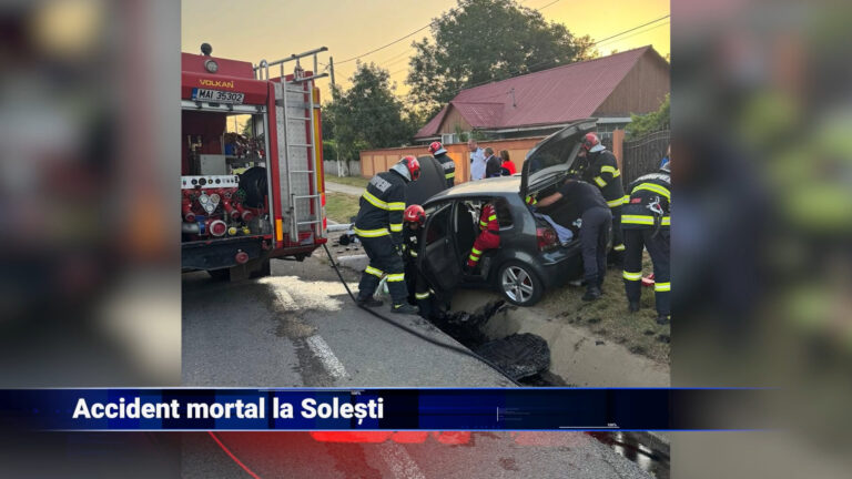 Accident mortal la Solești