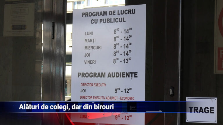 Alături de colegi, dar din birouri