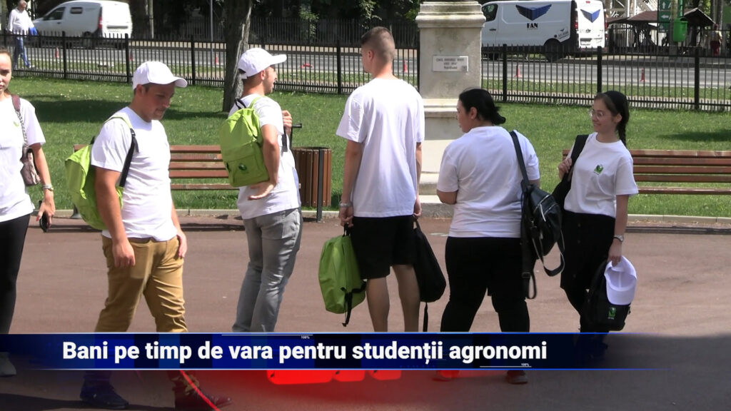 Bani pe timp de vară pentru studenții agronomi