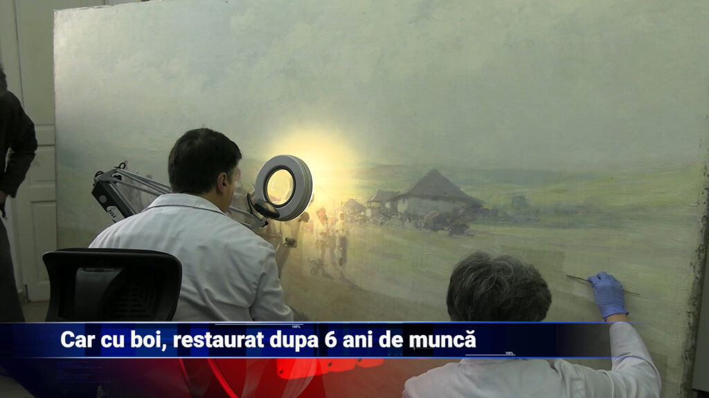 Car cu boi, restaurat după 6 ani de muncă