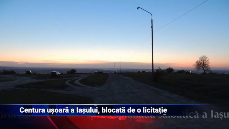 Centura ușoară a Iașului, blocată de o licitație