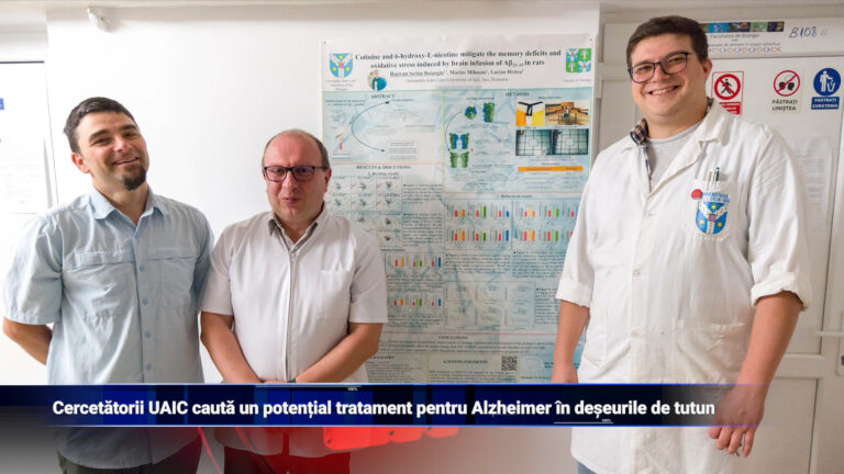 Cercetătorii UAIC caută un potențial tratament pentru Alzheimer în deșeurile de tutun