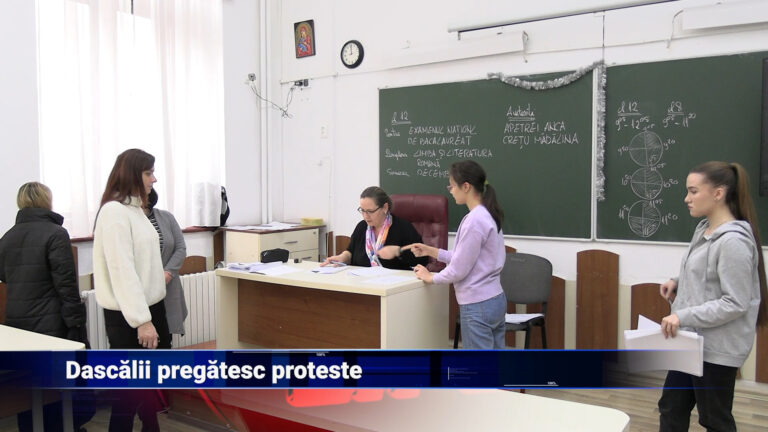 Dascălii pregătesc proteste
