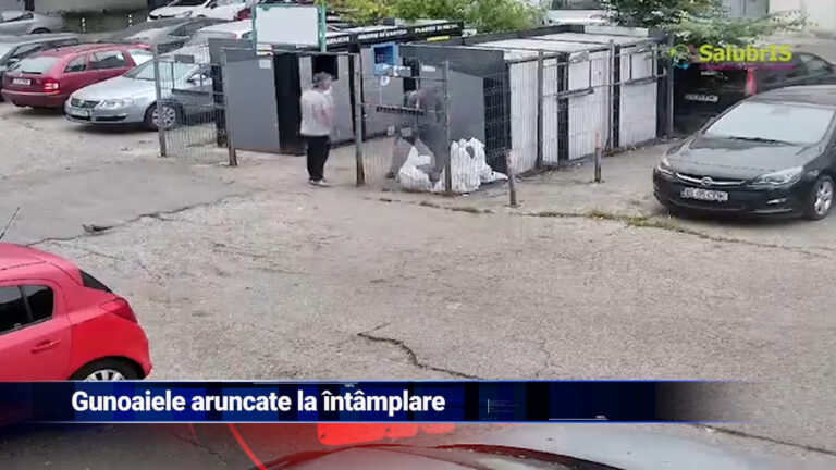 Gunoaie aruncate la întâmplare