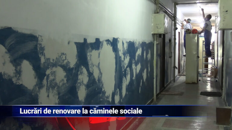 Lucrări de renovare la căminele sociale