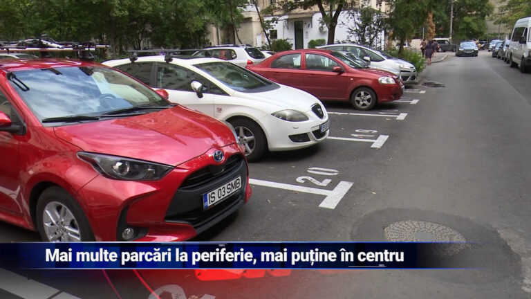 Mai multe parcări la periferie, mai puține în centru