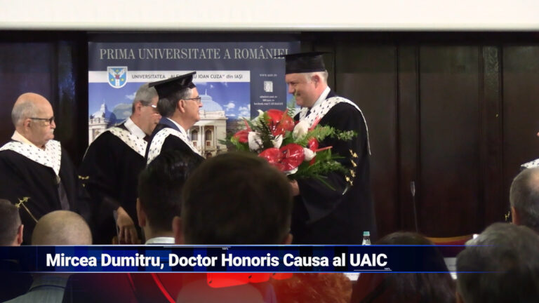 Mircea Dumitru, Doctor Honoris Causa al UAIC