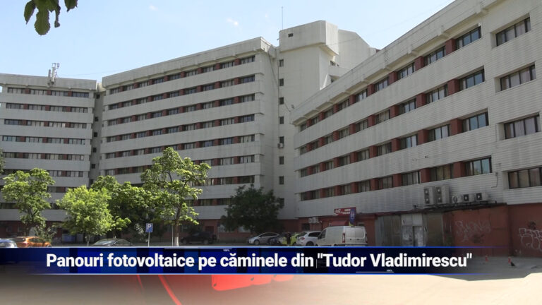 Panouri fotovoltaice pe căminele din „Tudor Vladimirescu”