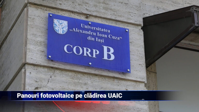 Panouri fotovoltaice pe clădirile UAIC