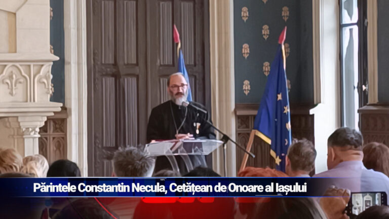 Părintele Constantin Necula, Cetățean de Onoare al Iașului