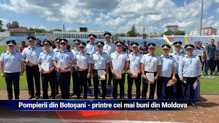 Pompierii din Botoșani – printre cei mai buni din Moldova!