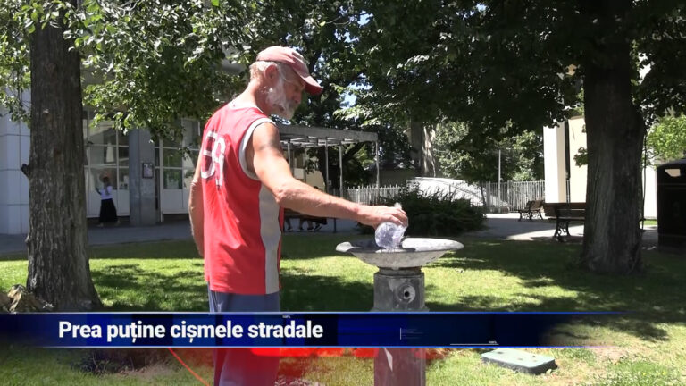 Prea puține cișmele stradale