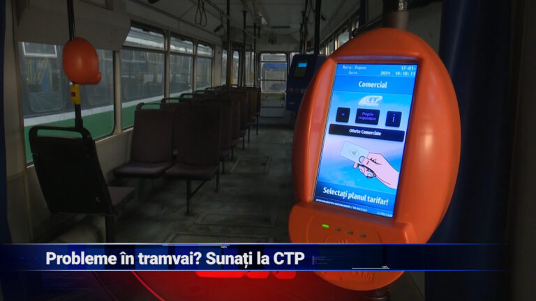 Probleme în tramvai? Sunați la CTP