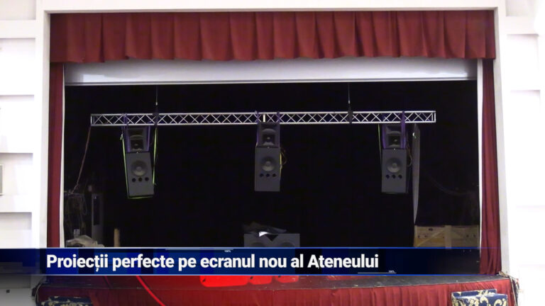 Proiecții perfecte pe ecranul nou al Ateneului